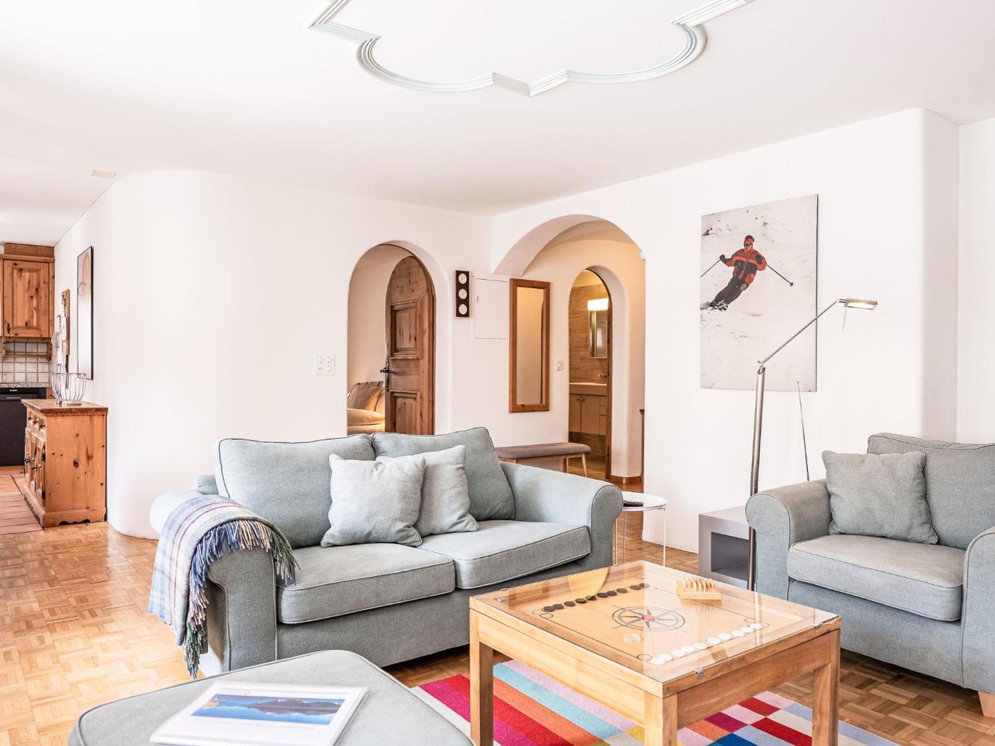 Apartment Chesa Mezzaun By Interhome Zuoz Extérieur photo