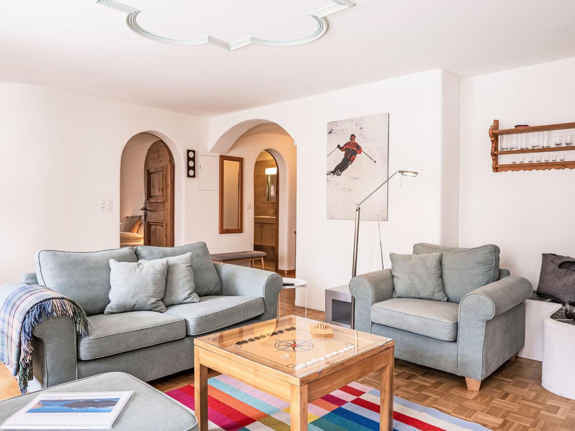 Apartment Chesa Mezzaun By Interhome Zuoz Extérieur photo